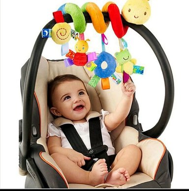 SONAJERO ZZKKO COLGANTE MOVIL CUNA COCHESITO PELUCHE MUSICA LAU - 1