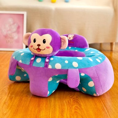 COJÍN SILLÓN BEBÉS APRENDIZAJE DISEÑO ANIMALES JHN MULTICOLOR - 8