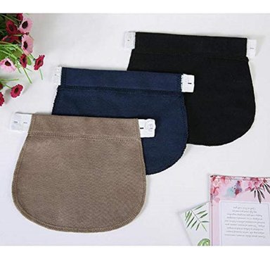 SET 5 EXTENSORES PANTALÓN EMBARAZO AJUSTABLE MATERNAL JHN MULTICOLOR - 3