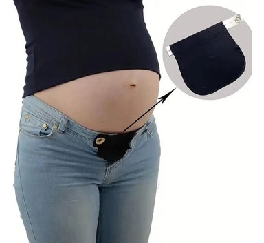 SET 5 EXTENSORES PANTALÓN EMBARAZO AJUSTABLE MATERNAL JHN MULTICOLOR - 6