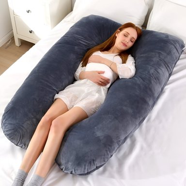 COJÍN ALMOHADA MATERNAL U FUNDA EXTRA SUAVE MULTIUSOS JHN MULTICOLOR - 9