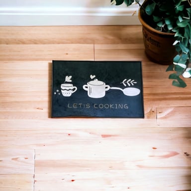 ALFOMBRA CONTEMPORÁNEA MODERNA COCINA ANTIDESLIZANTE 2 PIEZAS DECORATIVA PISO JHN 60 X 40 CM - 9