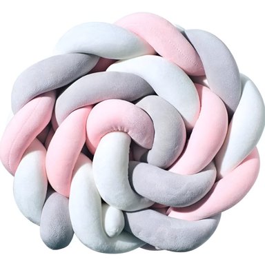 TRENZA COJÍN SEGURIDAD PARA CUNA BEBES PROTECCIÓN JHN - 1