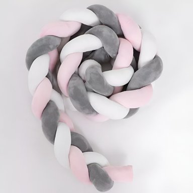 TRENZA COJÍN SEGURIDAD PARA CUNA BEBES PROTECCIÓN JHN - 10