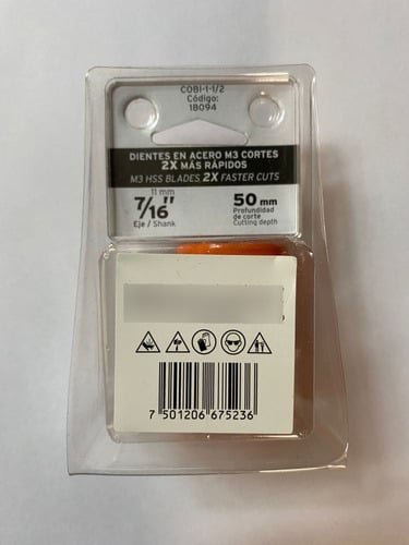 SIERRA COPA BIMETALICA TRUPER EXPERT, COBI-1-1/2 40MM - 3