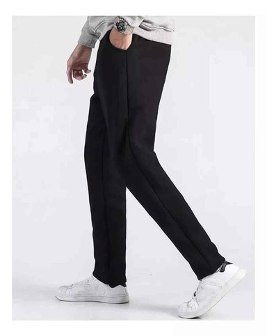 PANTALÓN TOBILLERO UNISEX NEGRO 2024 BUZO CHIPORRO DEPORTIVO JOGGER SOLO - 1