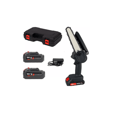 MOTOSIERRA RECARGABLE TASBEL + 2 BATERÍAS 98V PORTÁTIL ACCESORIOS - 1