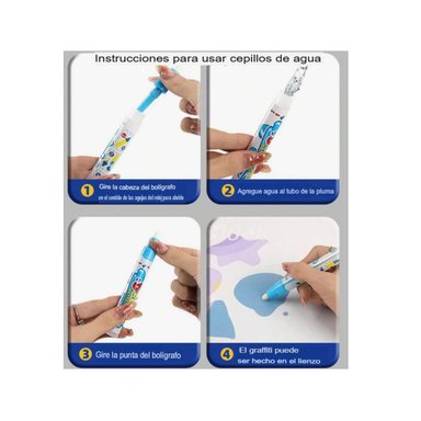 ALFOMBRA MÁGICA PARA COLOREAR PIZARRA NIÑOS PINTURA - 8