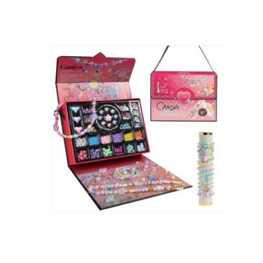 KIT PARA HACER PULSERAS 4 EN 1 2000PCS CARTERA NIÑAS - 3