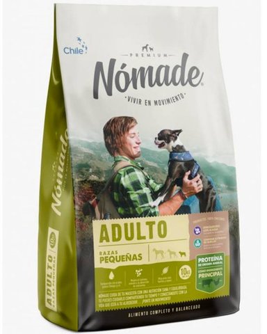 ALIMENTO SECO PERROS ADULTO NOMADE RAZA PEQUEÑA BOLSA 10 KG - 1