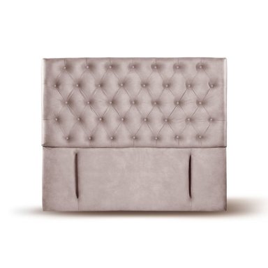 RESPALDO LATAM HOME FLORENCIA 2 PLAZAS MADERA CUERO GRIS - 1