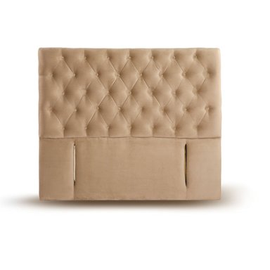 RESPALDO LATAM HOME FLORENCIA 2 PLAZAS MADERA TELA BEIGE - 1