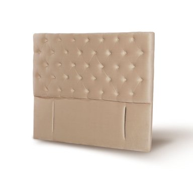 RESPALDO LATAM HOME FLORENCIA 2 PLAZAS MADERA TELA BEIGE - 2