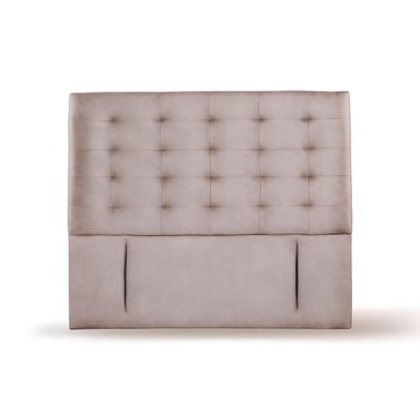 RESPALDO LATAM HOME NÁPOLES 2 PLAZAS MADERA CUERO GRIS - 1