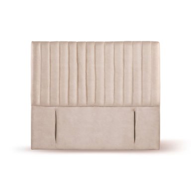 RESPALDO LATAM HOME SORRENTO 2 PLAZAS MADERA CUERO BEIGE - 1