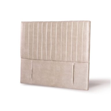 RESPALDO LATAM HOME SORRENTO 2 PLAZAS MADERA CUERO BEIGE - 2