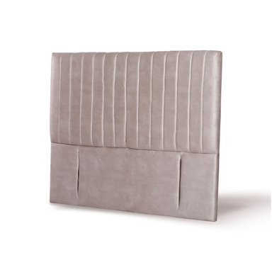 RESPALDO LATAM HOME SORRENTO 2 PLAZAS MADERA CUERO GRIS - 2