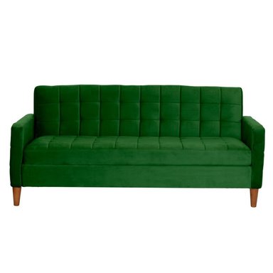 FUTON LATAM HOME GENOVA 3 CUERPOS VERDE TELA VELVET - 7