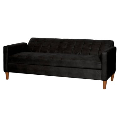 FUTON LATAM HOME GENOVA 3 CUERPOS CUERO KENTUCKY NEGRO - 3