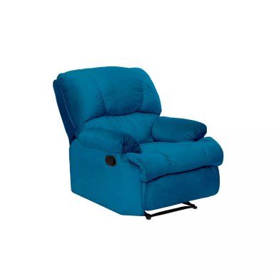 BERGERE LATAM HOME PERUGIA 1 CUERPO AZUL PETROLEO TELA VELVET - 2