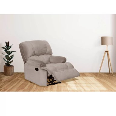 BERGERE LATAM HOME PERUGIA 1 CUERPO GRIS TELA VELVET - 3