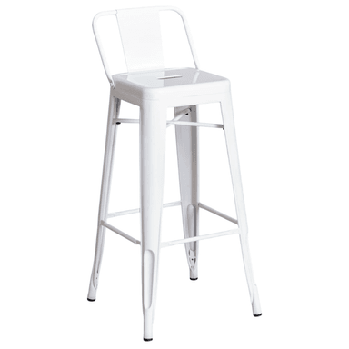 TABURETE TOLIX CLASICO EN COLOR BLANCO 66CM - 1