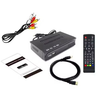 DECODIFICADOR SINTONIZADOR TV DIGITAL HDMI/RCA/COAXIA/USB HD - 4