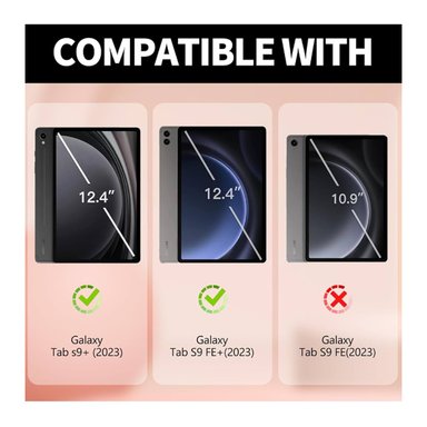 FUNDA JOIGO SMART COVER PARA TABLET SAMSUNG S9 PLUS CELESTE - 2