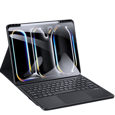 FUNDA CON TECLADO TOUCHPAD ESPAÑOL PARA IPAD AIR 10.9 4TA 5TA - 1