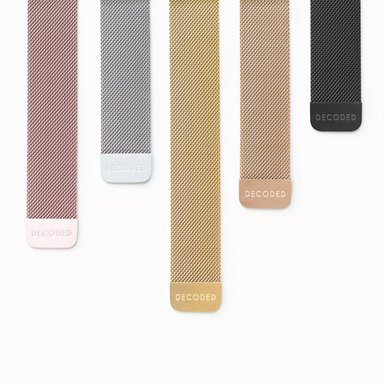 BANDA PARA APPLE WATCH 44/45 MM MILAN MAGNE TICA LOOP TITANIO - 4
