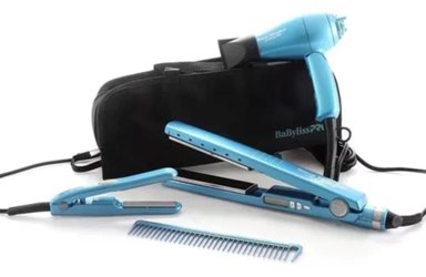 KIT TRAVEL BABYLISSPRO 4 UNIDADES PLANCHA IONICA 32MM+SEC+PLAN MINI - 3