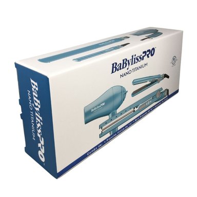 KIT TRAVEL BABYLISSPRO 4 UNIDADES PLANCHA IONICA 32MM+SEC+PLAN MINI - 5