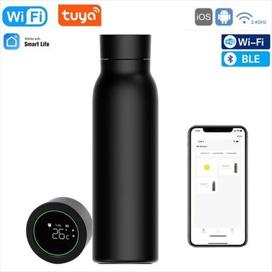 BOTELLA INTELIGENTESMARTLIFE TUYA CON BLUETOOTH DE 600 ML - 1
