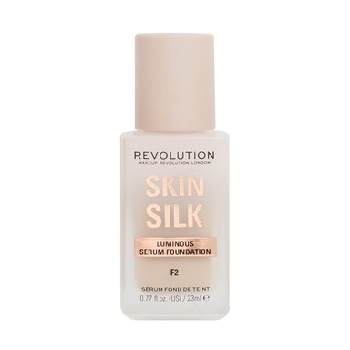 BASE MAQUILLAJE MAKEUP REVOLUTION SKIN SILK SERUM 23 ML F2 CLARO - 1