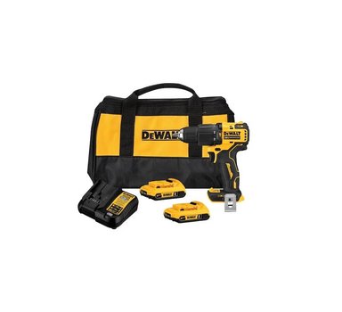 KIT DE TALADRO PERCUTOR DEWALT DCD709D2-B2 DE 13MM 20V - 1