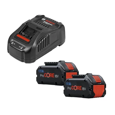 KIT BOSCH STARTER PRO CORE 2 BATERÍAS 8.0 AH + CARGADOR - 2
