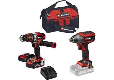 KIT TALADRO EINHELL 18V TE-CD18/48 +ATORNILLADOR TP-CI18/220 - 1