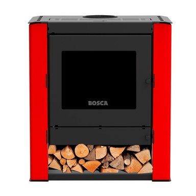 CALEFACTOR BOSCA A LEÑA GOLD 500 ROJO BV - 1