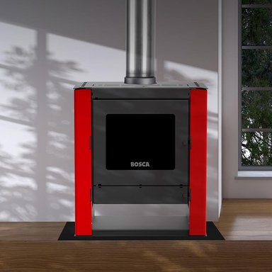 CALEFACTOR BOSCA A LEÑA GOLD 500 ROJO BV - 5