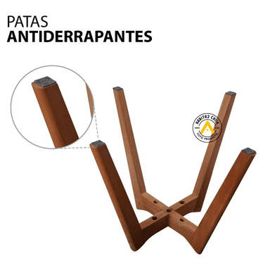 SILLA COMEDOR HABITA2 TULIP MENTA PACK 6 ASIENTO ACOLCHADO - 3
