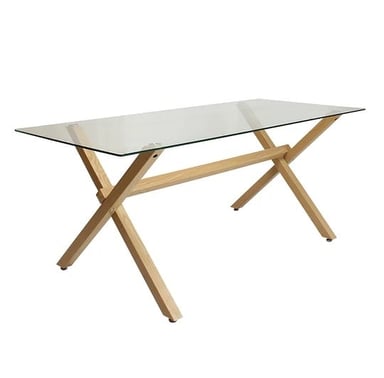 COMEDOR BIANCA MESA RECTANGULAR X 140X80CM + 6 SILLAS TULIP NEGRO - 2