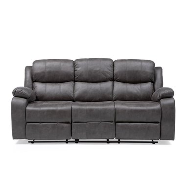 SOFÁ VYS SPA 3 CUERPOS ACERO GRIS RECLINABLE ISABEL GREY - 3