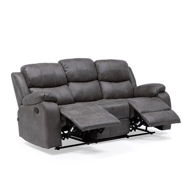 SOFÁ VYS SPA 3 CUERPOS ACERO GRIS RECLINABLE ISABEL GREY - 5
