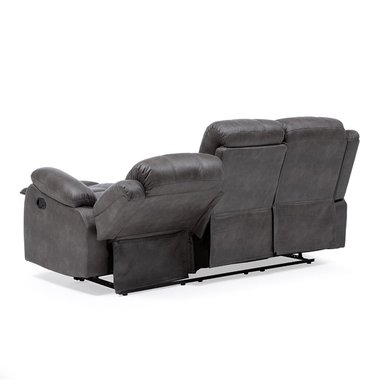 SOFÁ VYS SPA 3 CUERPOS ACERO GRIS RECLINABLE ISABEL GREY - 8