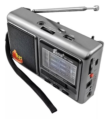 RADIO RECARGABLE MP3 USB 8 BANDAS EPE FP-1525U - 1