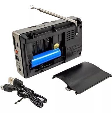 RADIO RECARGABLE MP3 USB 8 BANDAS EPE FP-1525U - 2