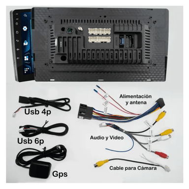 RADIO PANTALLA AUTO TACTIL 10.2 PULGADAS TV ANDROID 11.0 32GB GPS 2GB DE RAM WIFI DUAL BAND 2.4 Y 5G - 3