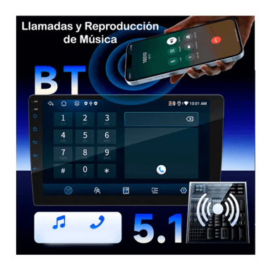 RADIO PANTALLA AUTO TACTIL 10.2 PULGADAS TV ANDROID 11.0 32GB GPS 2GB DE RAM WIFI DUAL BAND 2.4 Y 5G - 7