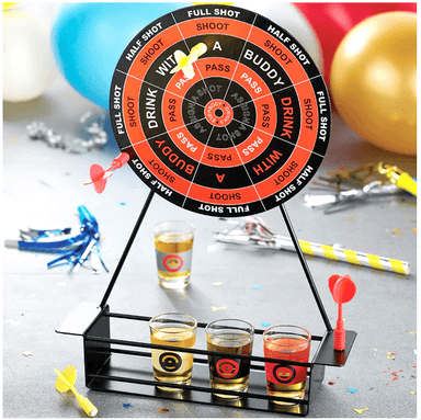 TIRO DARDOS JUEGO MAGNÉTICOS CON 4 VASOS SHOT - 4