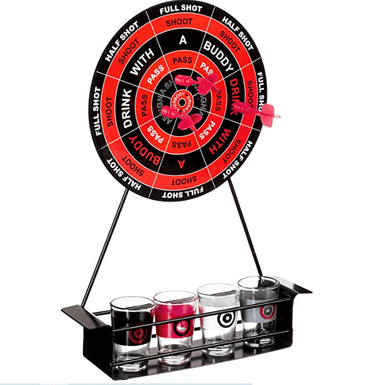 TIRO DARDOS JUEGO MAGNÉTICOS CON 4 VASOS SHOT - 5